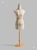 Maniquí de Enseñanza Corte Estéreo Muñeca Femenina Modelo de Diseño de Ropa Maniquí Mini B de Dos Cuartos Cuatro Cuartos
