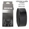 Bicicleta de estrada Dead Flying Bike Strap Non-slip Fibra de carbono Padrão Handle com Shock Absorbing Sweat Winding Strap Riding Equipment