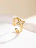 Anillo Estilo Coreano 2026 Moda para Mujer Triángulo Incrustado con Pedrería Anillo de Oro Rosa Doble Capa Creativo Anillo para Dedo Día de San Valentín Venta al por Mayor