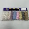20 Paquetes de Lana para Enrollar Lana Sintética Medio Rollo Alpaca Oso de Peluche Rollo Estilo Británico Terciopelo Rizado de Oveja Tejido de Cachemira Florido en Spray