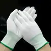 Envío Gratis Guantes de Protección Laboral, Guantes de Hilo de Algodón, Hilo de Nylon Blanco Engrosado, Hilo de Algodón Puro Resistente al Desgaste, Venta al por Mayor desde Fabricante