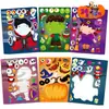 Pegatinas de Juego de Juguete de Halloween Dibujos Animados Pegatinas de Rompecabezas Infantiles Pegatinas de Actividad para Fiesta de Halloween Regalo