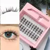 Bestseller popular de comercio exterior: Set de pegamento para pestañas de estudiante de transferencia, doble efecto dulce y fresco, pestañas gruesas y claras para uso diario transfronterizo