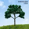 Alambre verde albaricoquero árbol de paisaje árbol artesanal accesorios planta de simulación árbol falso maqueta de mesa de arena árbol pequeño venta al por mayor