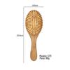 Fábrica spot atacado bambu contas redondas almofada de ar pente cabelo massagem saco de cabelo pente alto rebote pente