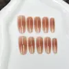 Nueva colección de arte de uñas en color ciruela, que incluye pegatinas para uñas y uñas postizas removibles
