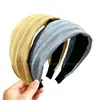 Faixa de cabeça larga com cor dopamina para mulheres, acessório de cabelo antiderrapante para lavar o rosto, uso diário e penteados com coroa alta