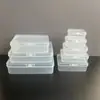 Caja Plástica Plana Rectangular Papel de Azúcar Papel de Arroz Glutinoso Caja de Empaque Caja de Piezas Caja para Componentes Electrónicos Caja de Tarjetas Caja Vacía en Stock