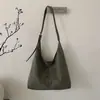 2025 Nova Bolsa Grande Estilo Coreano Estilo Preguiçoso Aparência Sofisticada para Mulheres Bolsa de Ombro Tipo Balde para o Trabalho Bolsa Transversal Bolsa para Sogra