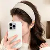Diadema de Color Café Otoño Invierno con Ala Ancha para Mujer 2026 Nueva Diadema Superior de Calavera Clip para el Cabello de Moda de Alta Gama Tocado