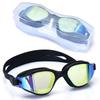 Gafas de Natación Personalizadas Antivaho de Alta Definición para Adulto Gafas de Natación Profesionales de Silicona Suministros Especiales al Por Mayor Ultraclaras