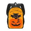 Mochila Ligera de Gran Capacidad Estampada Serie Halloween Transfronteriza 2026 para Estudiantes de Primaria y Secundaria, Bolsa de Viaje