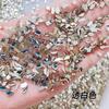 Mini Manicure Diamante Celebridade da Internet Brilho Sapatilhas Pequenas Fundo Especialmente Moldado Diamante Tamanho Pequeno Branco Transparente Diamante de Unha Acessórios Decorativos