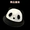 Sombrero de Panda Súper Lindo para Niños, Protección Solar para Bebés, Sombrero de Pescador de Ala Ancha, Lindo Sombrero de Cubo para Bebés y Niños Pequeños, Niños y Niñas