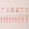 5G/Paquete Anillos Abiertos Accesorios para Joyería DIY Conectores para Pulseras Anillos Pequeños de Hierro Anillos Abiertos para Cuentas Paquete de Materiales Hechos a Mano