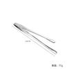 Pinza para Barbacoa de Acero Inoxidable 304 Coreana Dorada Personalizada con Logo de Fabricante Pinza Larga para Barbacoa de Comida de Buffet