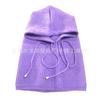 Chapéu de lã da moda com capuz, proteção para as orelhas, quente, versão coreana para outono e inverno, transfronteiriço, para compras, ciclismo, proteção para as orelhas frias, chapéu de tricô Lafa