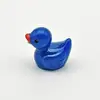 Mini Pato Simulación Resina Animal Pequeño Dibujos Animados Accesorios para el Cabello Hecho a Mano DIY Accesorios de Pegamento de Crema Pequeños Adornos Estéreo
