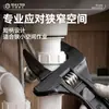 Llave de plomería móvil de mango corto, de aleación de aluminio, grande y abierta, para reparación de tuberías y baño, venta al por mayor