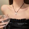 Nuevo collar con cerradura de seguridad de estilo chino para mujer, estilo retro nacional, moderno, ligero, de lujo, nicho 2023, nuevo diseño explosivo, collar combinable.