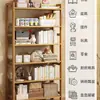 Estante de Almacenamiento Multicapa, de Pie para Cocina, Hogar, Bambú Simple Pequeño Estrecho Estantería, Estante para Snacks, Estante de Almacenamiento