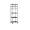 Estante de Almacenamiento de Cocina Transfronterizo Estante de Almacenamiento Móvil para el Hogar en el Baño Estante Grueso para Artículos Varios Estante de Almacenamiento Multifuncional de Pie