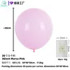 Globos de látex grandes de 18 pulgadas y 36 pulgadas, colores mixtos mate macaron, decoraciones para fiestas de cumpleaños, decoraciones para exteriores para niños
