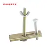 Mesa de Placa de Presión para Máquina de Grabado Tornillo Tipo T de Escritorio Perfil de Aluminio Sujetador de Escritorio Abrazadera Tuerca Mariposa de 8 mm Accesorios de Nylon