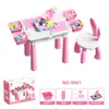 Mesa de Blocos de Construção Infantil Mesa de Jogo Multifuncional Mesa de Brinquedo de Montagem de Partículas Grandes e Pequenas Mesa Educacional de Aprendizagem Atacado Transfronteiriço