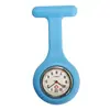 Atacado Colorido Silicone Enfermeiro Cor Sólida Moderno Estudante Exame Relógio de Bolso Simples Relógio de Peito Formato Redondo Fabricante Atacado