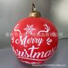 Nova bola de Natal inflável para festa de Natal Decoração para pátio externo Bola de Natal luminosa