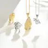 Colgante de Diente de Lobo con Incrustación de Diente de Perro Negro Accesorio Protector, Dientes Similares al Hueso Antirrotura Soporte Hueco Collar de Diente de Perro
