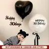 Decoración para Celebración de 100 Días de Bebé Niña Accesorios para Fotos Montaje de Escena Globos de Número 30 para Bebé
