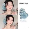 Ambiente Dulce Duden Horquilla de Flores Femenina Ins Super Hada Elegante Gama Alta Flequillo Clip Lateral Accesorios para el Cabello
