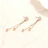 Pendientes de Borla con Forma de Corazón de Alta Gama, Súper Brillantes, Lujosos, Llenos de Diamantes, Pendientes Versátiles para Mujer, Pendientes de Lujo Ligero, Venta al por Mayor de Pendientes