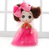 12cm Vestido de Noiva Boneca Fantasia Infantil Novo Modelo Pingente Chaveiro Bolo Assar Atacado Brinquedo da Moda para Meninas