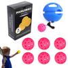 Bola de pico único com treinamento de linha treinador base 40 buracos de buraco elástico de alta bola prática iniciante Pickleball