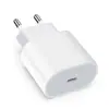 Carregador PD20W transfronteiriço cabeça de carregamento padrão UE adequada para cabeça de carregamento rápido Apple iPhone conjunto de atacado