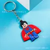 Fabricante Lego Chaveiro de Desenho Animado Pingente de Animação Argola de Chaveiro Silicone Macio Presente Pingente de Presente Publicitário.