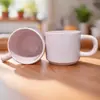 Tazas Cerámicas Personalizadas con Calcomanías Impresas, Logo Personalizable, Porcelana Blanca, Porcelana de Hueso, Porcelana Reforzada, Tazas de Regalo Empresarial