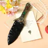 Venta Caliente Transfronteriza Piedra Cruda de Cristal Obsidiana Ópalo Cuchillo de Talla Pulido a Mano Daga Cuchillo Garra Adorno Decoración
