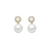 Aretes Coreanos de Perlas y Pedrería 2023 Nuevo Estilo Lujo Accesible Nicho Aretes de Alta Gama Aretes