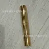Tubo de gloss para lábios de 1ml, tubo vazio para tintura de sobrancelha, tubo redondo reto, tamanho curto, frasco aplicador, material de embalagem cosmética, fábrica de Ningbo