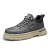 Zapatos de Hombre Otoño Invierno Estilo Nuevo Retro Británico Modernos Botas Martin de Caña Media para Hombre Botines Cortos Casuales para Exteriores de Trabajo
