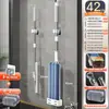 Mop Plano Mãos Livres Atacado Novo Modelo para Uso Doméstico, Ferramenta de Limpeza de Piso Mop Preguiçoso Limpeza com Uma Passada