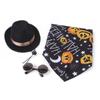 Z Amazon Halloween Nuevo Mascota Festival Fantasma Disfraz Perro Divertido Transfigurativo Gato Set de Toalla de Babero