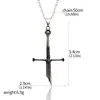 Periféricos de Cine y Televisión Europeos y Americanos El Señor de los Anillos Nasir y Andúril Colgante de Collar Espada Rota Joyería Transfronteriza