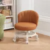 Taburete casero de rueda universal, taburete bajo con ruedas, un imprescindible para padres con niños, taburete infantil con ruedas, taburete redondo perezoso, silla con respaldo
