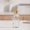 Fábrica por atacado garrafa de óleo de vidro de areia cabeça conta-gotas garrafa de spray transparente garrafa de cosméticos portátil frasco