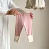 Leggings para Niña Otoño 2026 Nueva Moda Elegantes Versátiles para Bebé Niña Infantil y Pequeña Primavera y Otoño